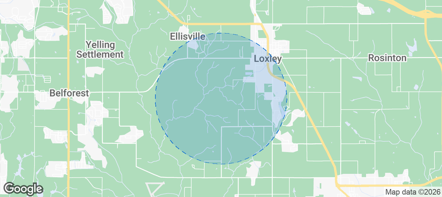 Baldwin County Airbnb map